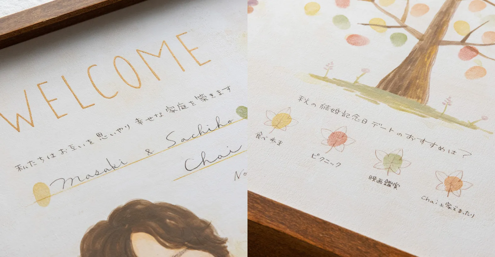 作家「まあこ」のウェディングツリー