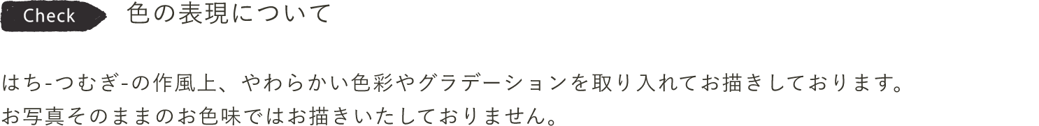 色の表現について