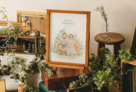 作家「彩 haconiwa」の似顔絵