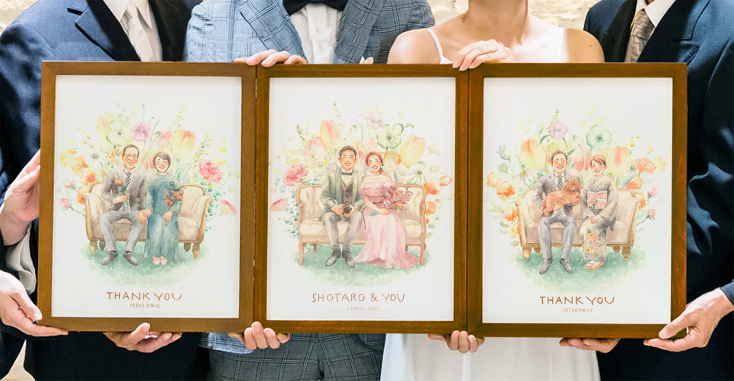 作家「彩 haconiwa」の繋がる似顔絵