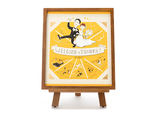 似顔絵作家「anco ストーリーボード」のおすすめフレーム