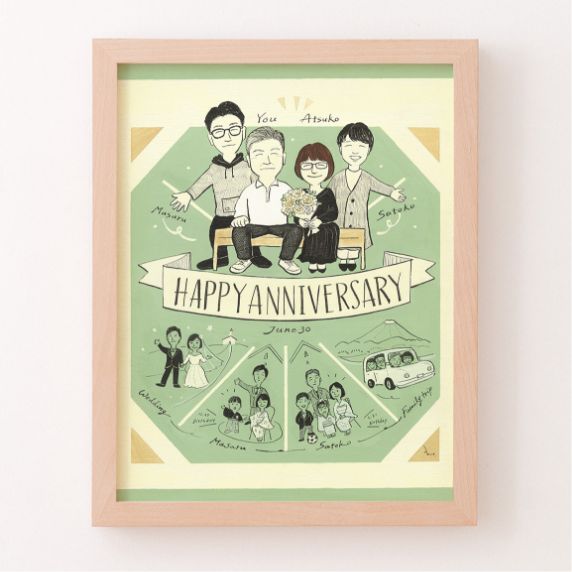 作家「anco ストーリーボード」のご両親への贈り物