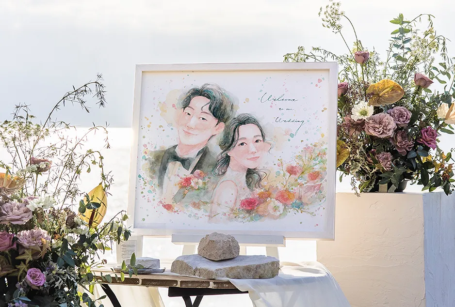 作家「haru」の似顔絵
