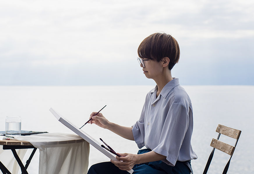 作家「haru」