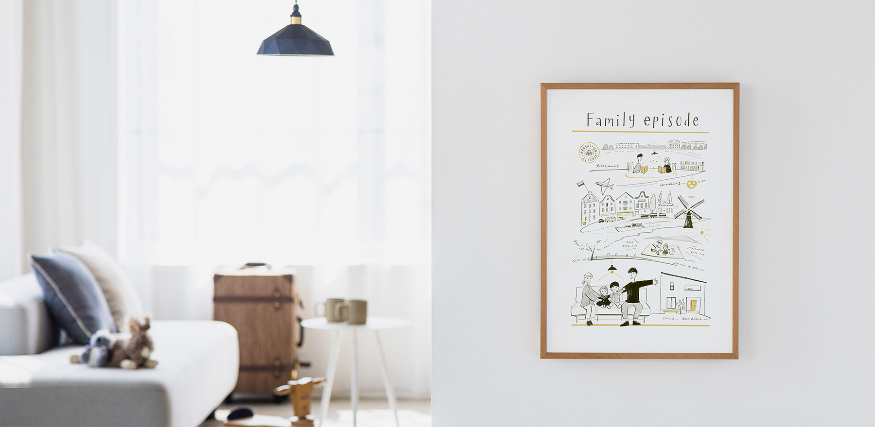 作家「anco エピソードアート」の結婚記念日の贈り物