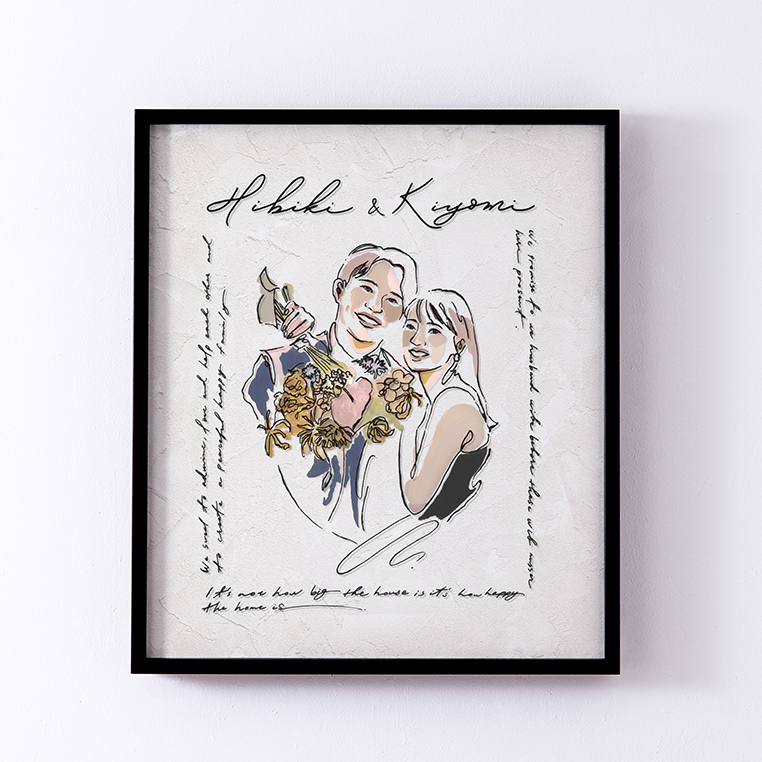 作家「ebisu feel feel」のウェルカムボード