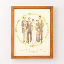 はちの似顔絵