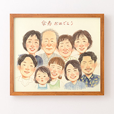 なぎさの似顔絵
