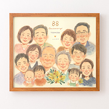 なぎさの似顔絵