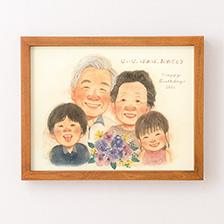 なぎさの似顔絵