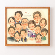 なぎさの似顔絵