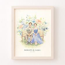 彩の似顔絵