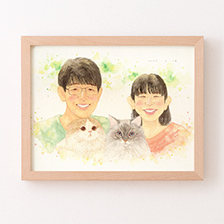 はちの似顔絵