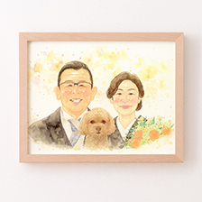 はちの似顔絵