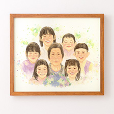 はちの似顔絵
