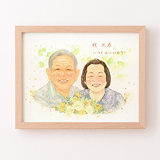 はちの似顔絵