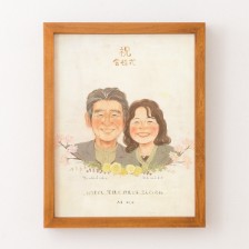 まあこの似顔絵