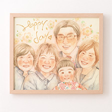 彩の似顔絵