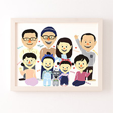 ぐりこ TOYシリーズの似顔絵