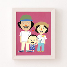 ぐりこ TOYシリーズの似顔絵
