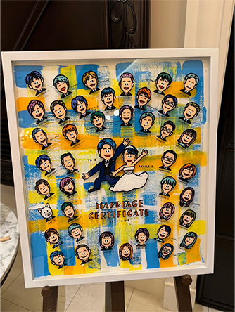 「結婚証明書、大好評でした！！！」 ぐりこ