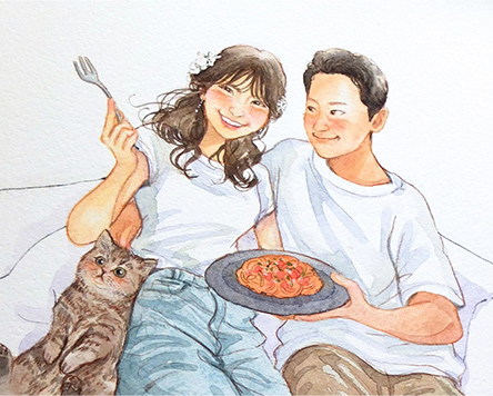 「心がポカポカするような温かい絵で本当に素敵だなと思います！」 フジエシュンスケ