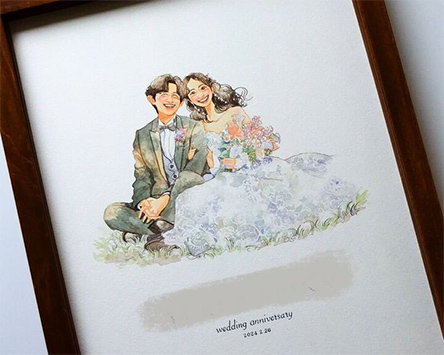 「本当に素敵な絵で、二人で感動しております…！」 フジエシュンスケ