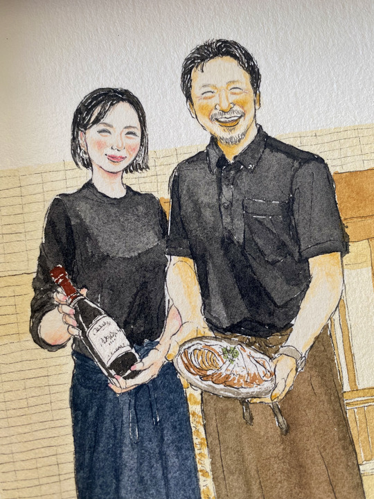 「想像以上に素敵な似顔絵」 nokami