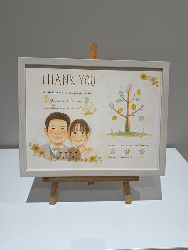 「大切に飾りたいと思います」 まあこ