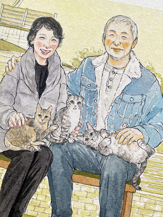 「父母共にとても感動しており、記念に残るプレゼントとなりました。」 nokami