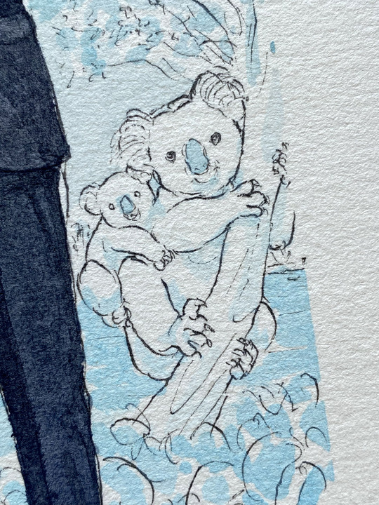 「思い出と一緒にこの絵もずっと大切にしていきたいとおもいます」 nokami