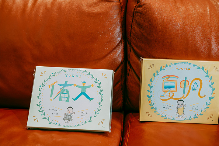 「すごく嬉しかったです。」 anco お名前アート