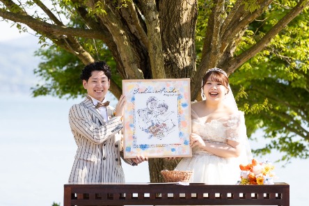 「世界にひとつだけの結婚証明書が完成しました」 ebisu feel
