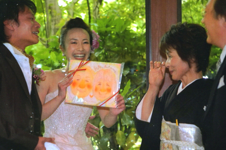 「満面の笑みで喜んでくれました」