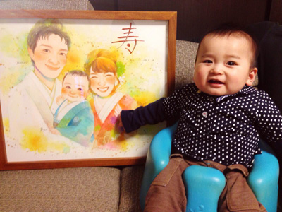 「暖かく優しいタッチの絵に一目惚れ」 Tommy