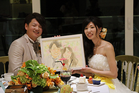 「見るたびに結婚式のことを思い出して幸せな気持ちになります(^^♪」 フジエシュンスケ