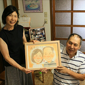 「渡した瞬間涙ぐんで喜んでいました」 なぎさ