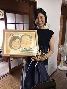 「渡した瞬間涙ぐんで喜んでいました」 なぎさ