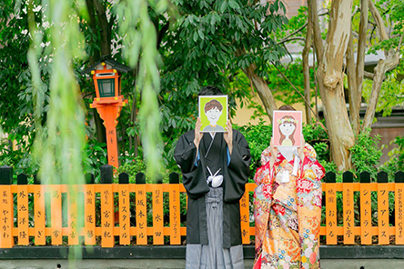 「可愛い似顔絵だねと褒めて貰いました。」 モナ