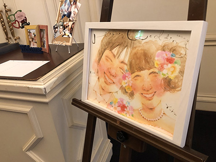 「2人が大きくなったら家族4人の似顔絵もお願いしたい」 マッキー