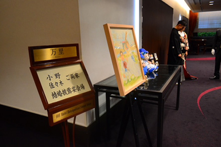 「私たちの雰囲気溢れる似顔絵をありがとうございました」 フジエシュンスケ