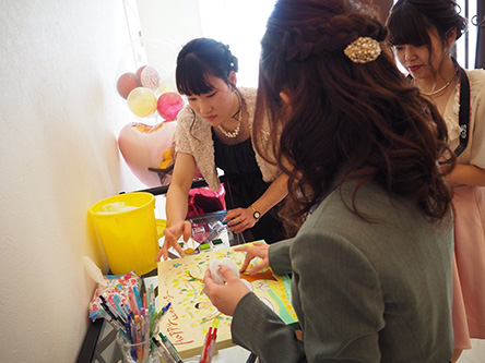 「ウェディングツリーもステキに完成しました！」 anco