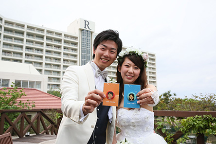 「式当日もゲストの皆様を迎え入れるナイスな役割を果たしてくれました。」 なぎさ ぐりこ TOYシリーズ