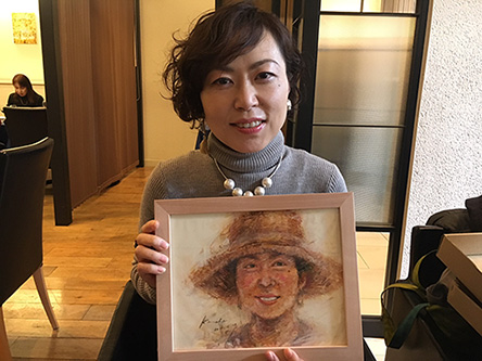 「心をこめた作品にして頂き感謝しています。」 Tommy