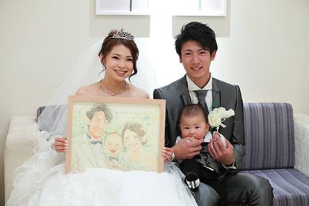 「初めての似顔絵がフジエシュンスケさんで良かったと思います♪」 フジエシュンスケ