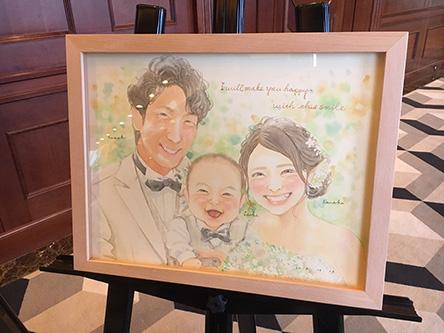 「初めての似顔絵がフジエシュンスケさんで良かったと思います♪」 フジエシュンスケ