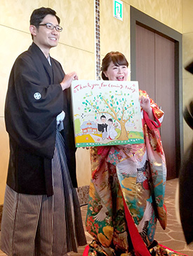 「世界に一つの記念品となりました。」 anco