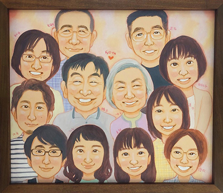 「ふたばさんに絵をお願いして良かった！」 ふたば