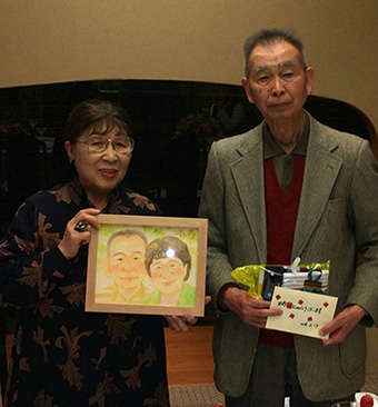 「優しい絵をありがとうございました」 はち