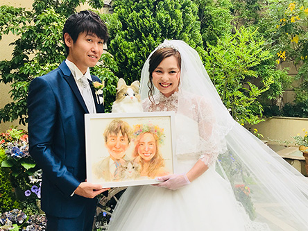「結婚式の彩りのひとつとなりました！！」 Tommy